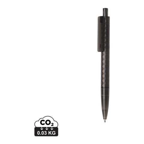 X3 GRS recycled PC plastic pen frosted black | No Branding | not available | not available