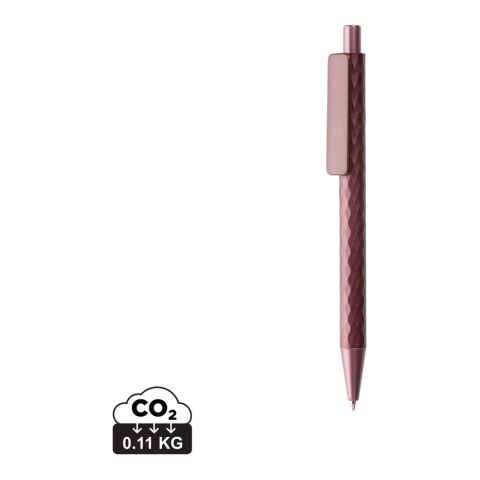 X3 Metal Edition RCS recycled aluminium pen burgundy
