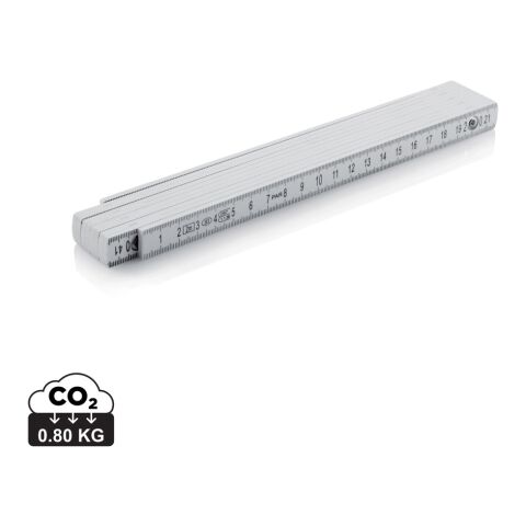 Fibreglass folding rule white | No Branding | not available | not available
