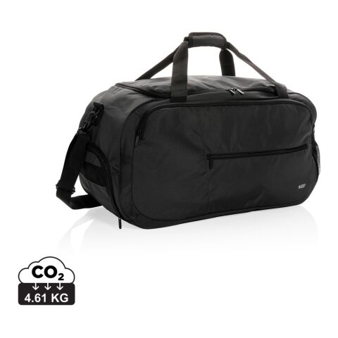 Swiss Peak AWARE™ RPET sports duffle black | No Branding | not available | not available | not available