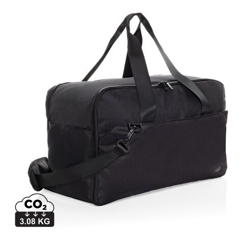 Swiss Peak Aware™ RPET 15.6 inch laptop weekend bag black | No Branding | not available | not available | not available