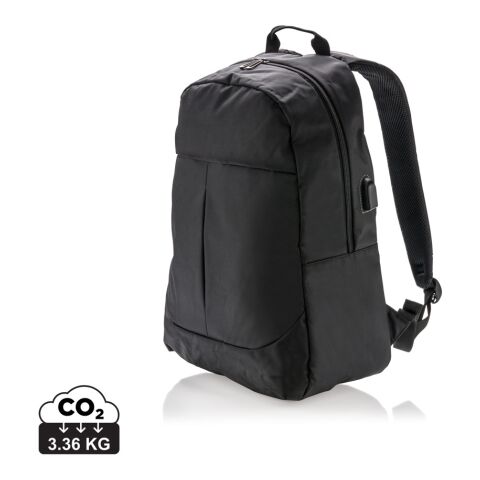 Power USB laptop backpack black | No Branding | not available | not available | not available