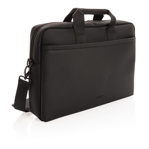 Swiss Peak deluxe vegan leather laptop bag PVC free black | No Branding | not available | not available