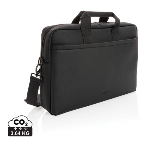 Swiss Peak deluxe vegan leather laptop bag PVC free black | No Branding | not available | not available