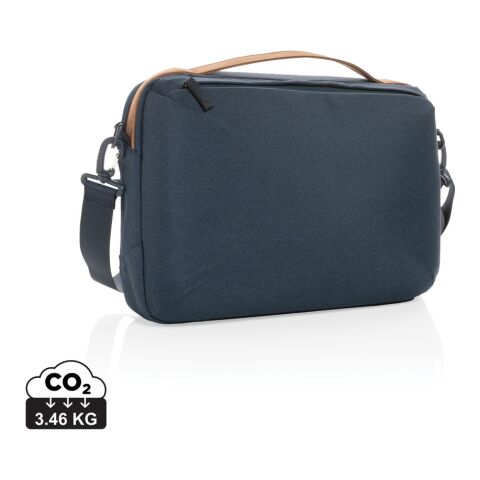 Impact AWARE™ 300D two tone deluxe 15.6&quot; laptop bag navy | No Branding | not available | not available