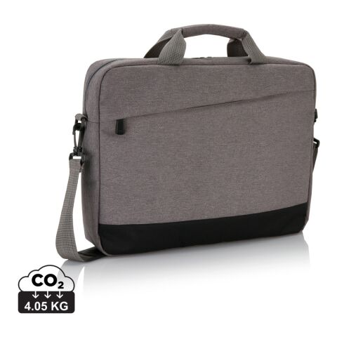 Trend 15” laptop bag grey-black | No Branding | not available | not available | not available