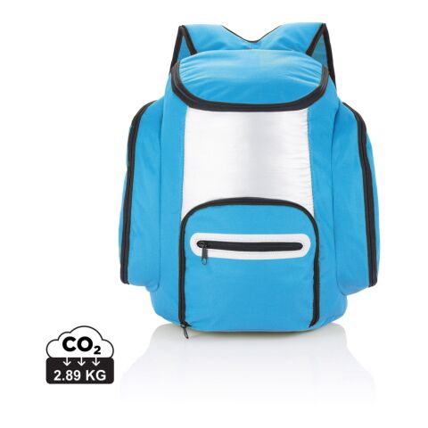 Cooler backpack blue-silver | No Branding | not available | not available