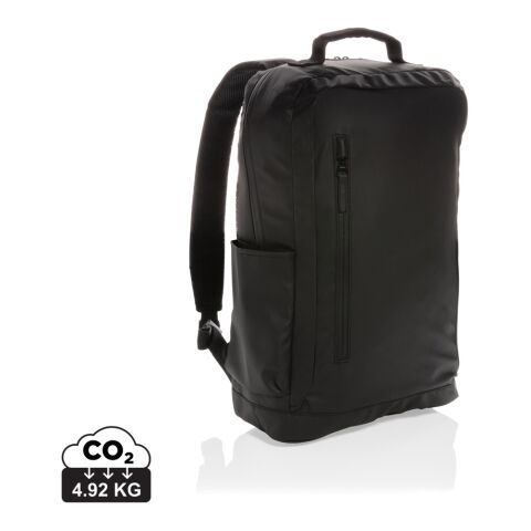 Fashion black 15.6" laptop backpack PVC free