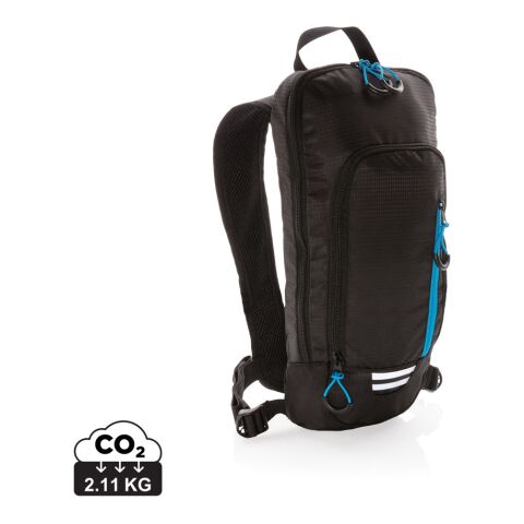 Explorer ribstop small hiking backpack 7L PVC free black-blue | No Branding | not available | not available | not available