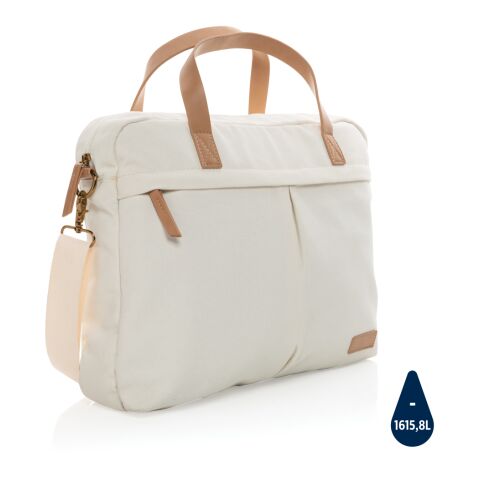 Impact AWARE™ 16 oz. recycled canvas laptop bag