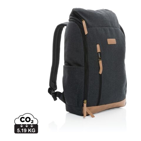 Impact AWARE™ 16 oz. rcanvas 15 inch laptop backpack black | No Branding | not available | not available | not available