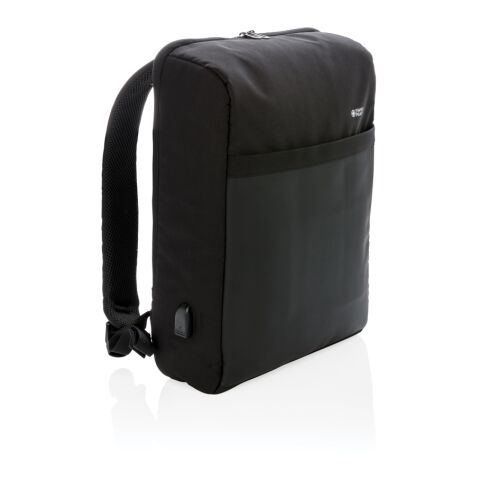 Swiss Peak 15&quot; anti-theft RFID &amp; USB backpack PVC free black | No Branding | not available | not available