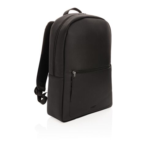 Swiss Peak deluxe vegan leather laptop backpack PVC free black | No Branding | not available | not available