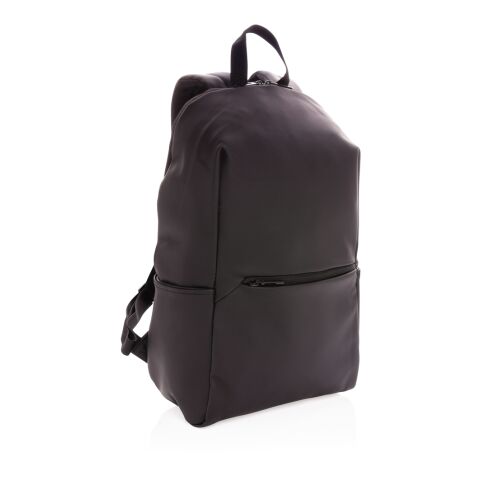 Smooth PU 15.6&quot;laptop backpack black | No Branding | not available | not available