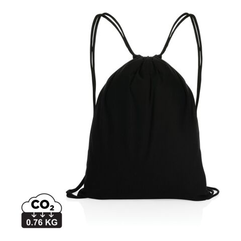 Impact AWARE™ Recycled cotton drawstring backpack 145g