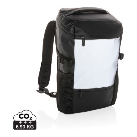 PU high visibility easy access 15.6&quot; laptop backpack black | No Branding | not available | not available