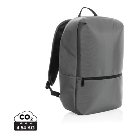 Impact AWARE™ 1200D Minimalist 15.6 inch laptop backpack anthracite-blue | No Branding | not available | not available | not available