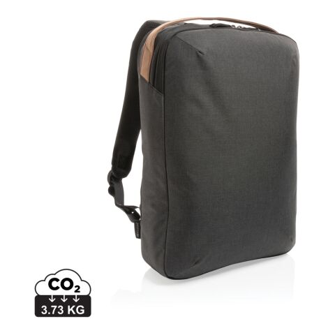 Impact AWARE™ 300D two tone deluxe 15.6&quot; laptop backpack black | No Branding | not available | not available