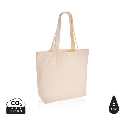Impact Aware™ 240 gsm rcanvas shopper w/pocket undyed
