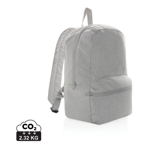 Impact Aware™ 285 gsm rcanvas backpack undyed grey | No Branding | not available | not available | not available