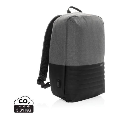 Swiss Peak AWARE™ RFID anti-theft 15&#039;&#039; laptop backpack grey | No Branding | not available | not available