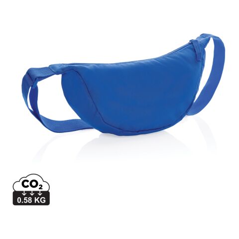 Crescent AWARE™ RPET half moon sling bag royal blue | No Branding | not available | not available | not available