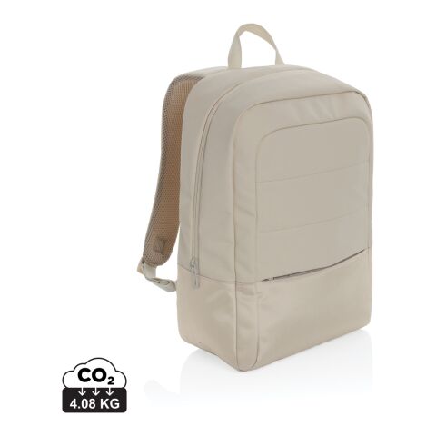 Armond AWARE™ RPET 15.6 inch standard laptop backpack grey | No Branding | not available | not available