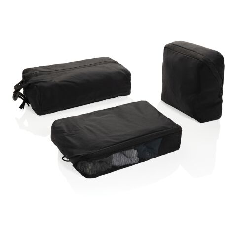 KENTO URBAN RCS recycled nylon packing cube set black