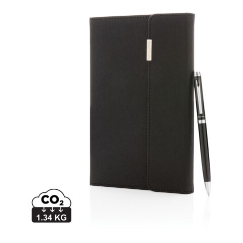 Swiss Peak Deluxe A5 Notebook &amp; Pen Set black | No Branding | not available | not available