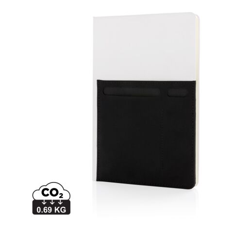 A5 Deluxe notebook with smart pockets White | No Branding | not available | not available