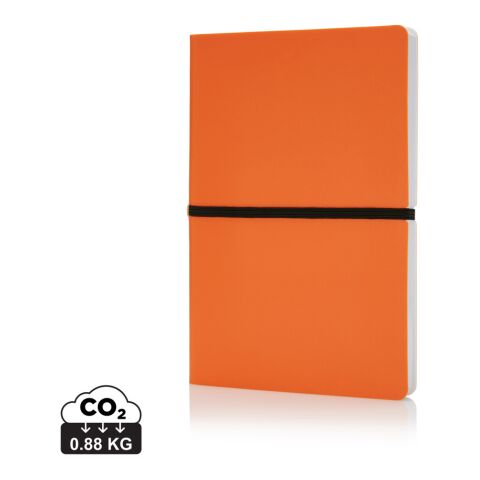 Deluxe softcover A5 notebook orange | No Branding | not available | not available