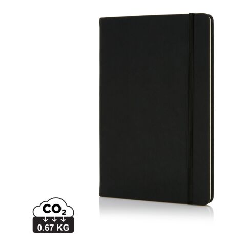 Deluxe hardcover PU A5 notebook black | No Branding | not available | not available