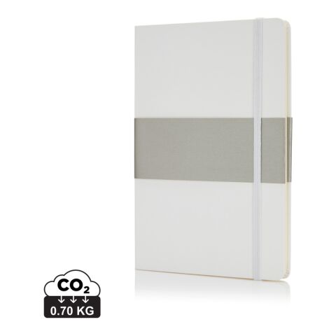 Deluxe hardcover A5 notebook White | No Branding | not available | not available