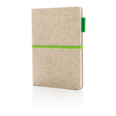 A5 Eco jute notebook