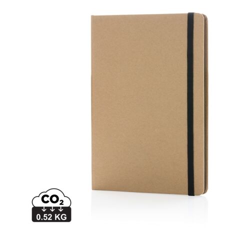 A5 recycled kraft notebook black | No Branding | not available | not available