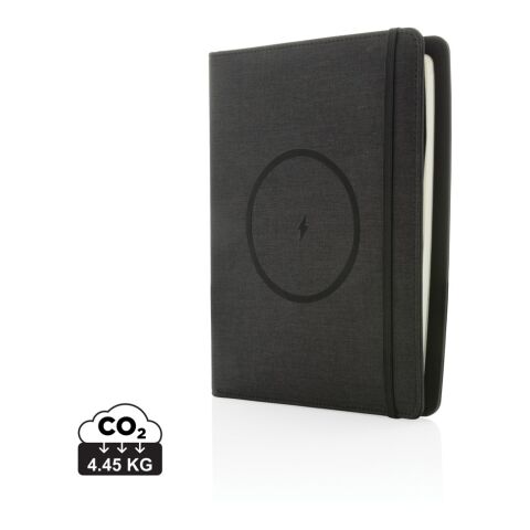 Air 5W wireless charging notebook with 5000mAh powerbank black | No Branding | not available | not available