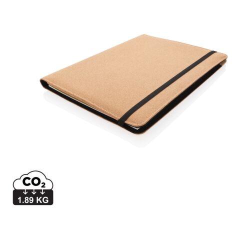 Deluxe Cork A4 Portfolio with Pen brown | No Branding | not available | not available