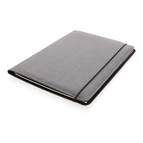 Recycled leather A4 portfolio grey | No Branding | not available | not available
