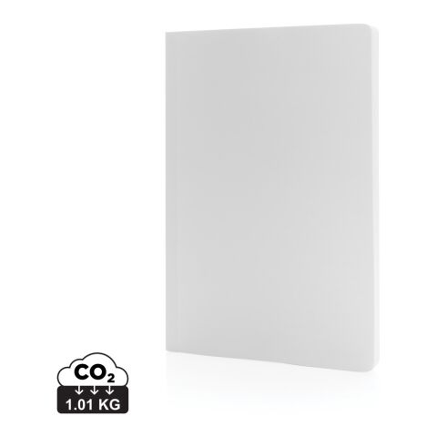 Impact softcover stone paper notebook A5 white | No Branding | not available | not available