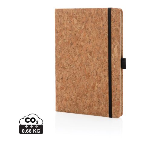 Cork hardcover notebook A5 brown | No Branding | not available | not available