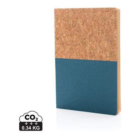 A5 cork &amp; kraft notebook blue | No Branding | not available | not available