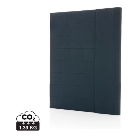 Impact Aware™ A4 portfolio with magnetic closure navy | No Branding | not available | not available