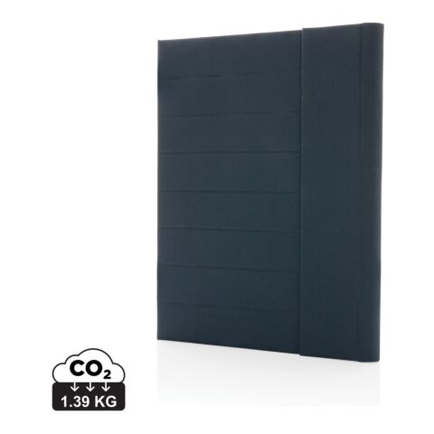 Impact Aware™ A4 portfolio with magnetic closure navy | No Branding | not available | not available