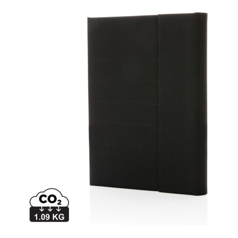 Impact Aware™ A5 notebook with magnetic closure black | No Branding | not available | not available
