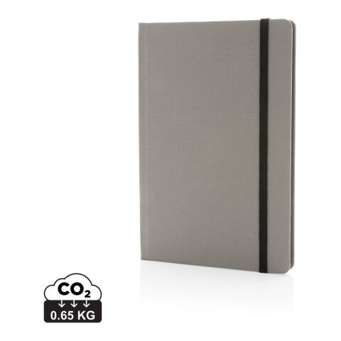 GRS certified RPET A5 notebook grey-black | No Branding | not available | not available