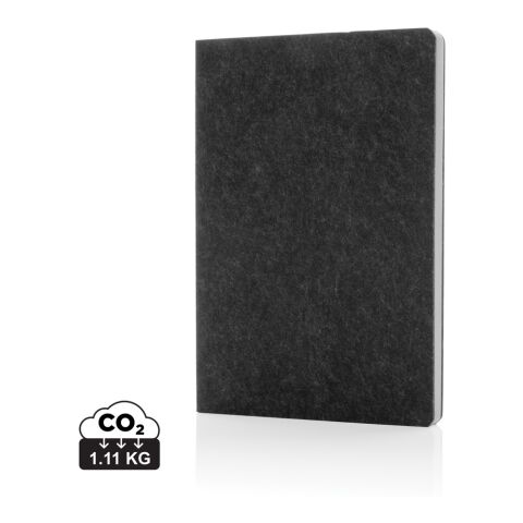 Phrase GRS certified recycled felt A5 notebook