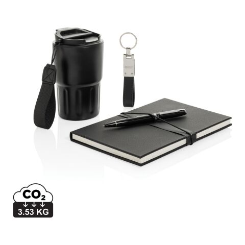 Swiss Peak RCS certified deluxe business gift set w/ tumbler