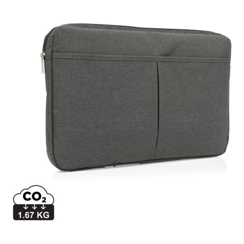 Laptop sleeve 15” PVC free anthracite | No Branding | not available | not available | not available