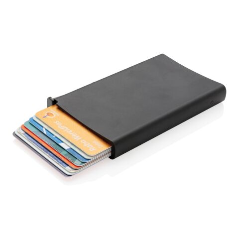 Standard aluminium RFID cardholder black | No Branding | not available | not available