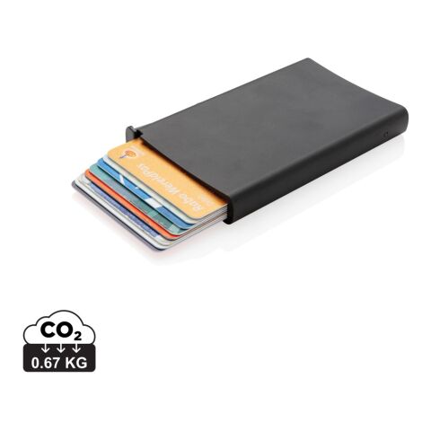 Standard aluminium RFID cardholder black | No Branding | not available | not available